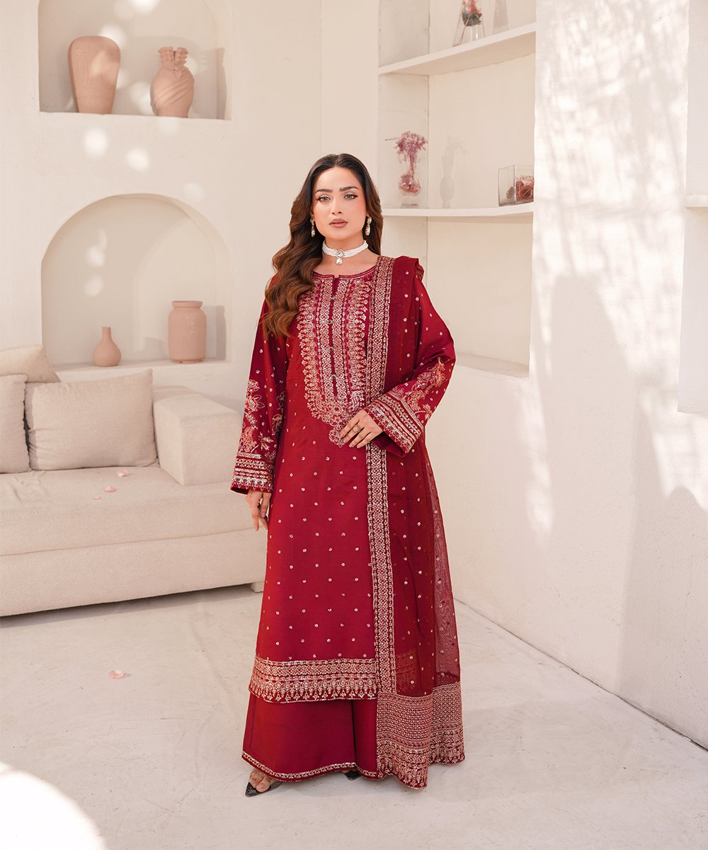 'Rosso' 3 Piece Suit