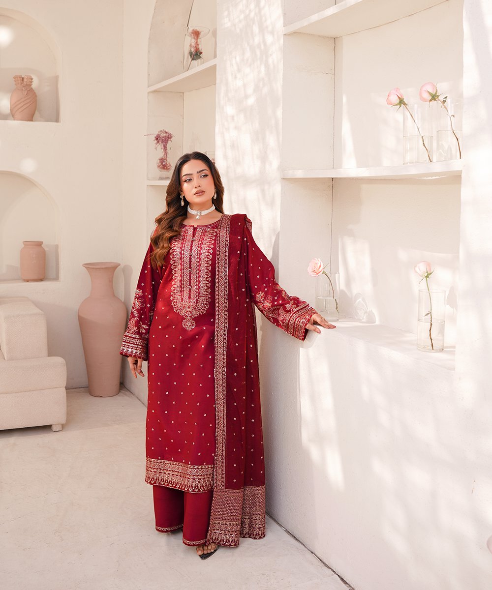 'Rosso' 3 Piece Suit