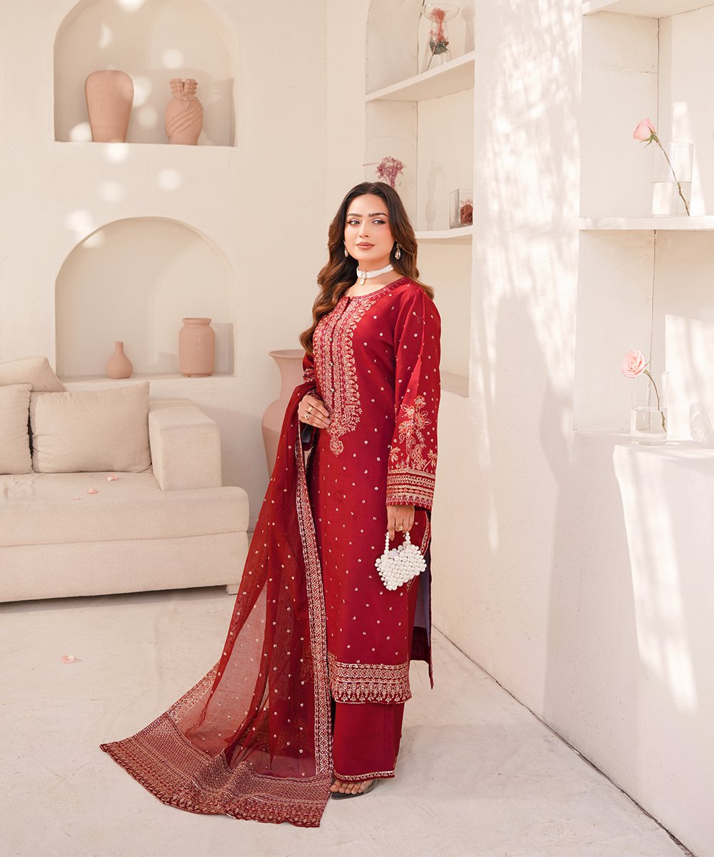 'Rosso' 3 Piece Suit