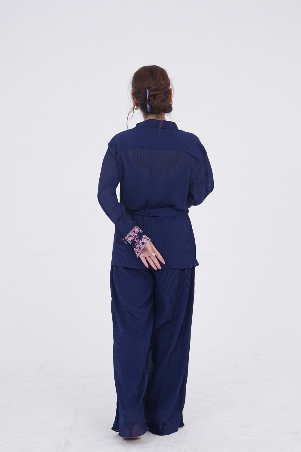 Midnight Flora crinkle Set