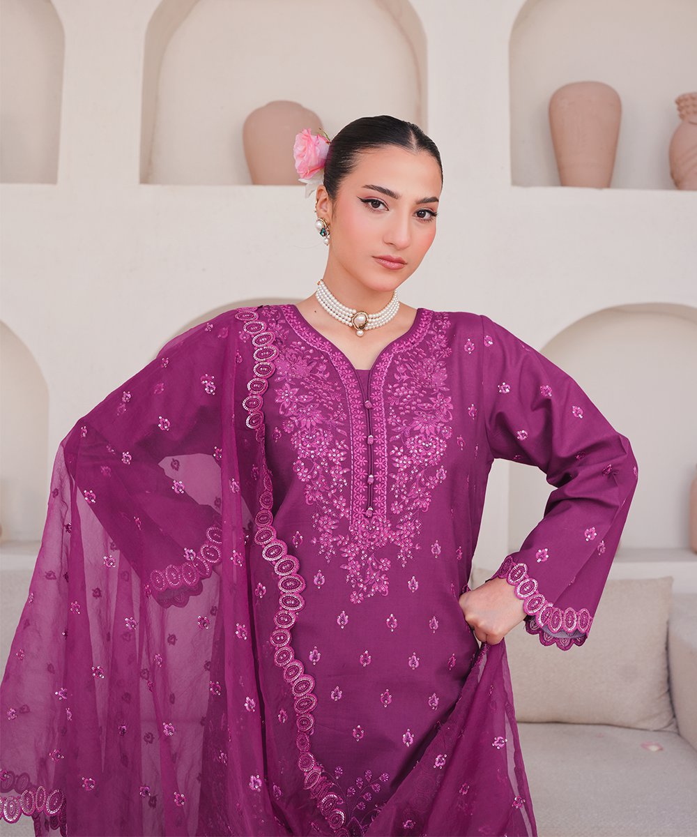 'Banafsh' 3 Piece Suit