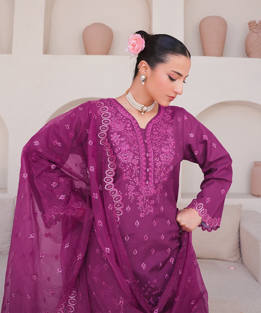 'Banafsh' 3 Piece Suit