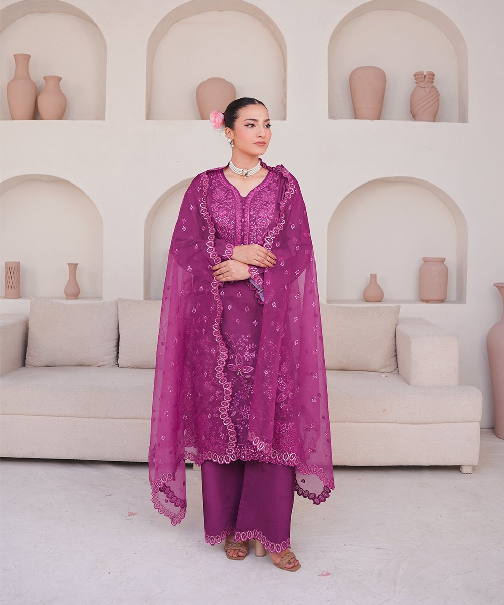 'Banafsh' 3 Piece Suit