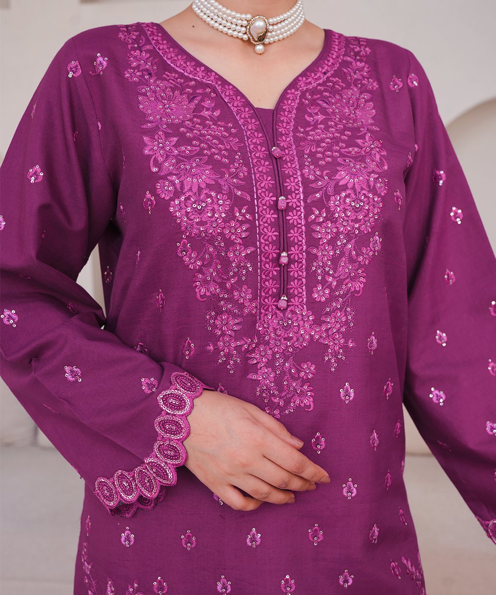 'Banafsh' 3 Piece Suit