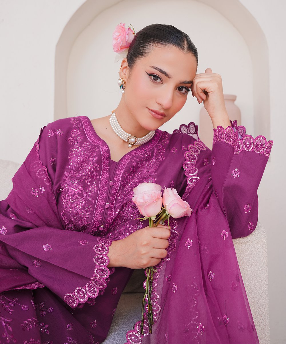 'Banafsh' 3 Piece Suit