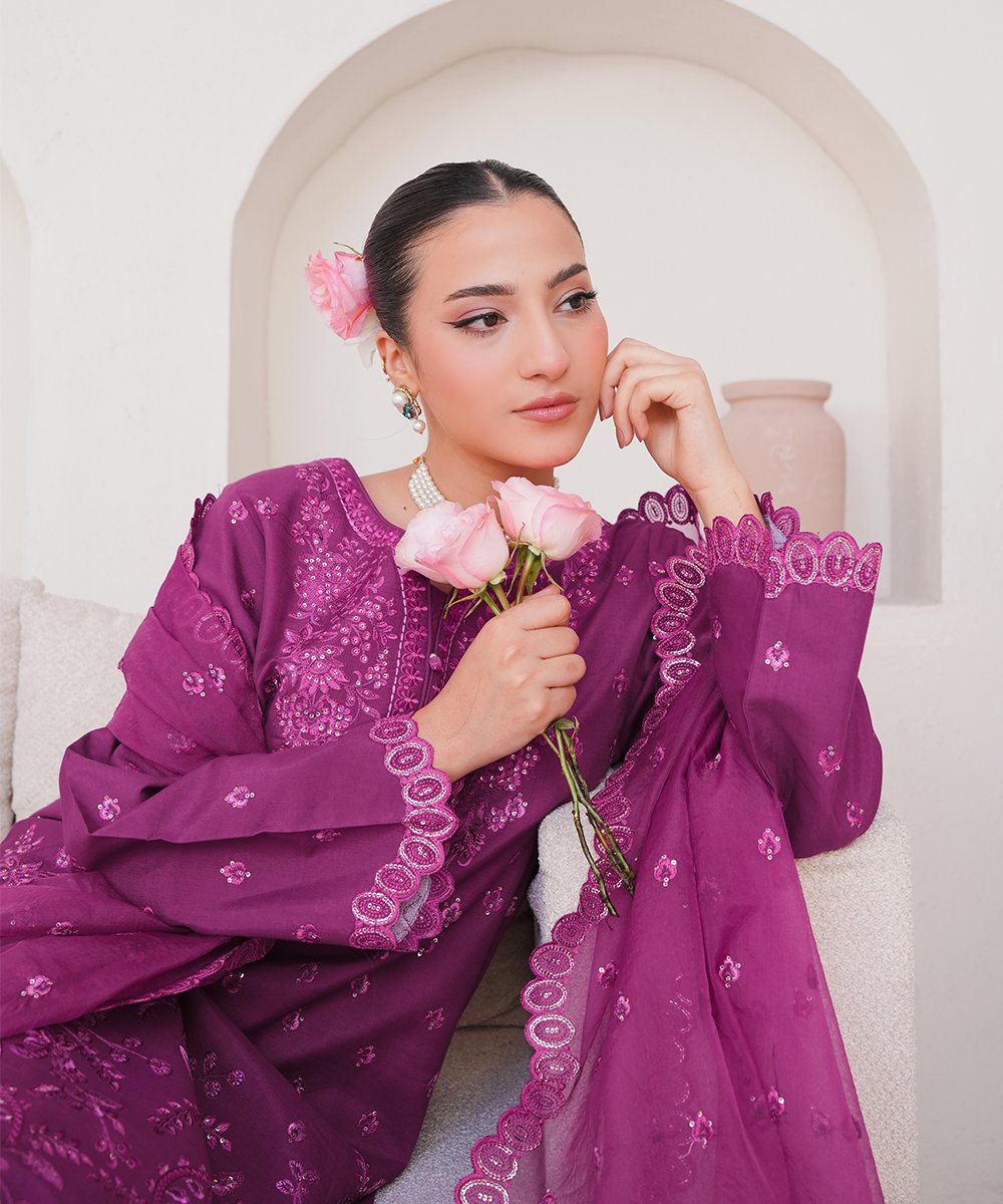 'Banafsh' 3 Piece Suit