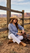 Slate Grey Chambray Textured Shirt