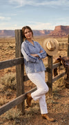 Slate Grey Chambray Textured Shirt