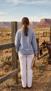 Slate Grey Chambray Textured Shirt