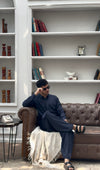 Classic Midnight Blue Wash & Wear Men’s Suit | Premium All-Season Pakistani Menswear