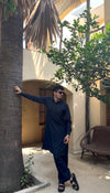 Classic Midnight Blue Wash & Wear Men’s Suit | Premium All-Season Pakistani Menswear