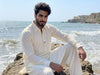 Off-White Designer Cotton Kameez Shalwar Suit