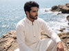 Off-White Designer Cotton Kameez Shalwar Suit
