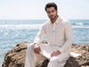 Off-White Designer Cotton Kameez Shalwar Suit