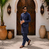 Dynasty  Blue Premmium Waistcoat