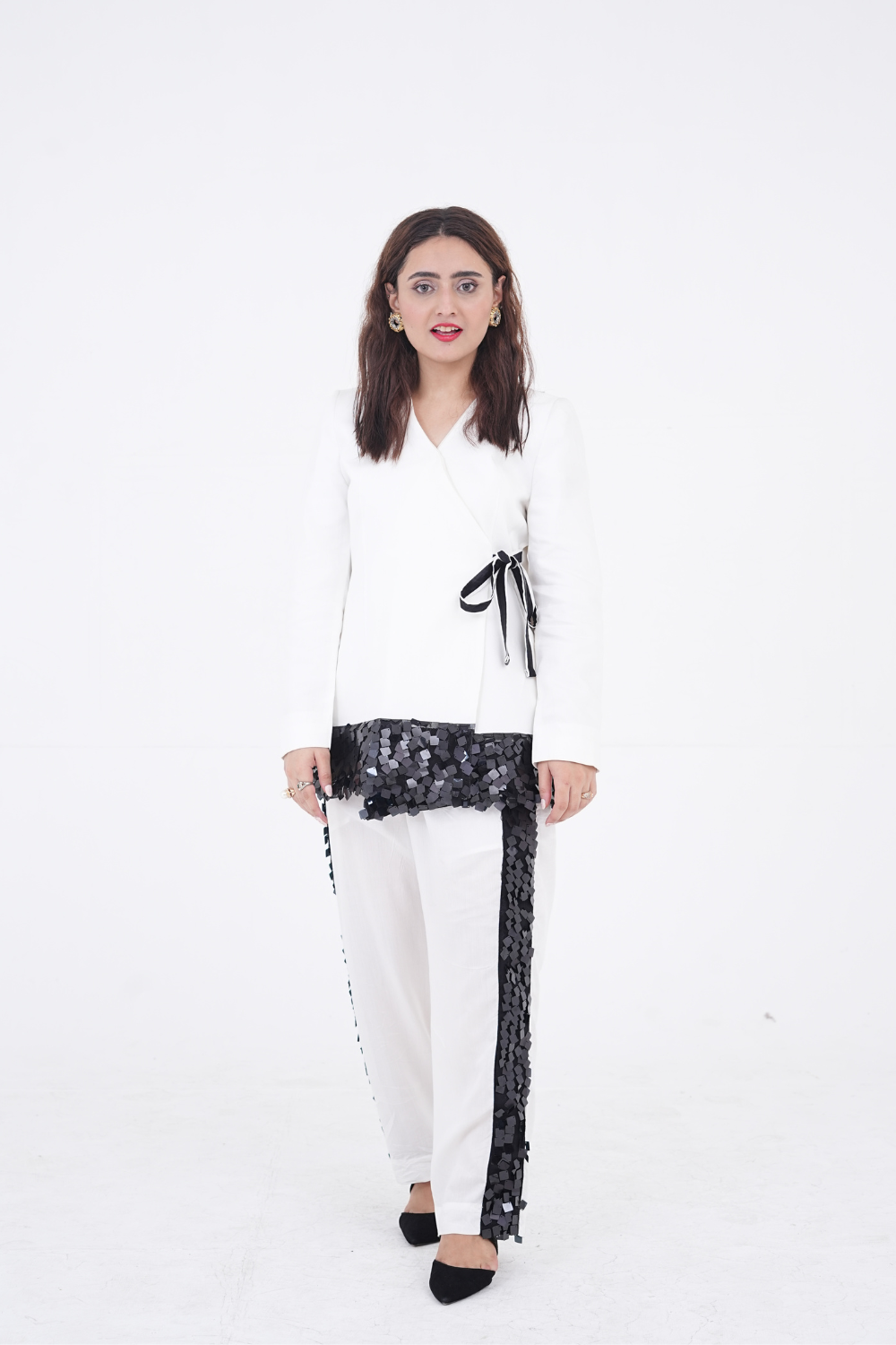 Sequin Accent Co-ord