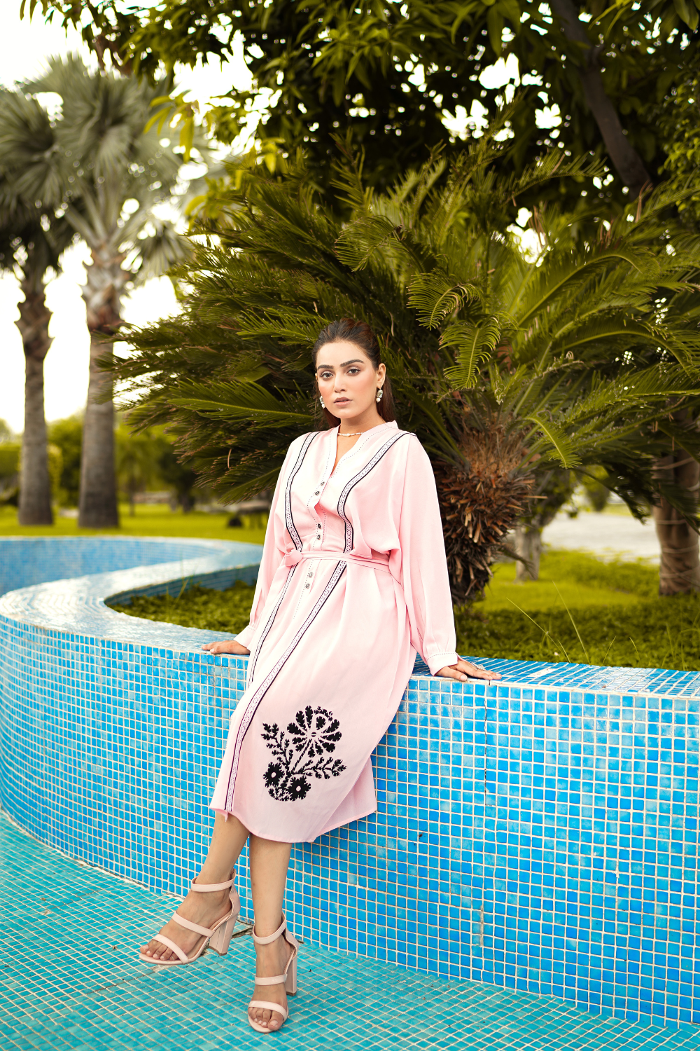 Peach Long Shirt – Elegant